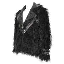 Load image into Gallery viewer, CT220 Punk long hair men's short coat