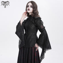 Load image into Gallery viewer, TT27901 Gothic Double Lace Mesh T-Shirt