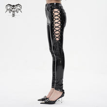 Load image into Gallery viewer, PT222 Women's strappy patent leather pants
