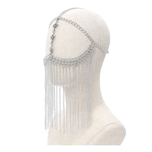 Load image into Gallery viewer, AS221 Long chain tassel mask chain headdress