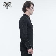 Load image into Gallery viewer, SHT089 Rubberized pattern knitted pullover shirt