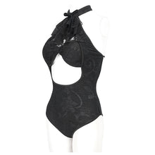 Load image into Gallery viewer, SST023 Bow Tie Halter Neck One-Piece Swimsuit