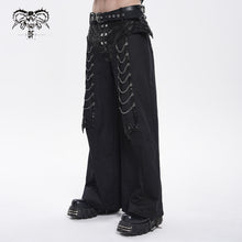Load image into Gallery viewer, PT297 Side-Flap Bat-Wing Style Punk Wide-Leg Trousers