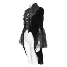 Load image into Gallery viewer, CT277 Gothic Bat-Wing Stand-Collar Tailcoat