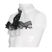 Load image into Gallery viewer, AS28802 Glossy irregular pleated woven Gothic shirt bow tie