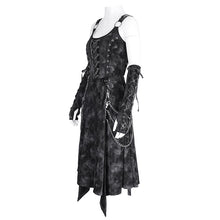 Load image into Gallery viewer, SKT209 Punk Mist Velvet Dress