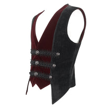 Load image into Gallery viewer, WT07902 Gothic velvet striped men's vest