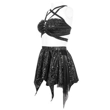 Load image into Gallery viewer, SST020 Pentagram Embossed Camisole Swimsuit Set
