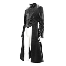 Load image into Gallery viewer, CT268 Shiny palace pattern leather punk jacket