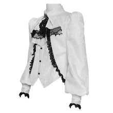 Load image into Gallery viewer, SHT15302 Faux Two-Piece Paisley Men Gothic Shirts