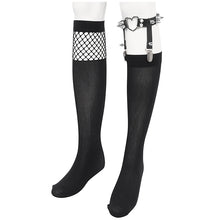 Load image into Gallery viewer, AS155 Heart Shape Ring Elastic Band Asymmetric Socks