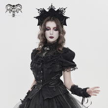 Load image into Gallery viewer, SHT15101 Lolita Shimmer Chiffon Pleated Short-Sleeve Blouse