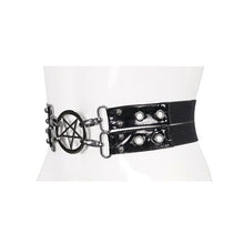 Load image into Gallery viewer, AS153 Inverted five-pointed star double-layer elastic band belt