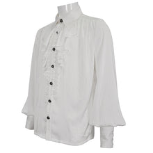 Load image into Gallery viewer, SHT11002 white Everyday Striped Goth Shirt