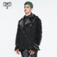 Load image into Gallery viewer, CT220 Punk long hair men's short coat