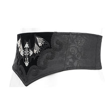 Load image into Gallery viewer, AS223 Gothic dark rose embroidered corset