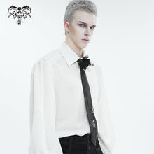 Load image into Gallery viewer, AS151 Gothic Rose dark fringe Men's Tie