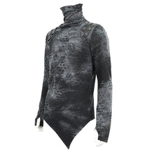 Load image into Gallery viewer, TT261 Punk Tie Dye Turtle Neck Long Sleeve T-Shirt