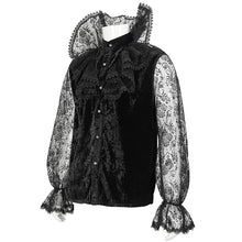 Load image into Gallery viewer, SHT087 Palace pattern flocking shirt