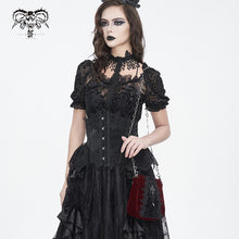 Load image into Gallery viewer, AS18002 wine Gothic Velveteen Women's handbag