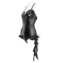 Load image into Gallery viewer, SX026 Punk glazed leather double zipper women one-piece sexy jumpsuit