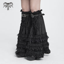 Load image into Gallery viewer, AS300 Gothic-style wild grain knit leg warmers