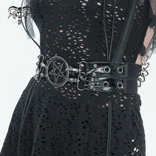 Load image into Gallery viewer, AS153 Inverted five-pointed star double-layer elastic band belt