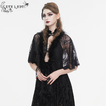 Load image into Gallery viewer, ECA011 feather lace shawl