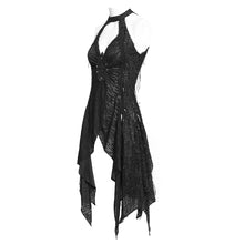 Load image into Gallery viewer, ETT049 Sequined Fringe-Trimmed Sleeveless T-Shirt