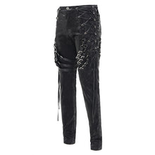 Load image into Gallery viewer, PT264 Punk technical leather trousers