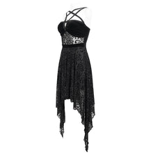 Load image into Gallery viewer, SKT165 Pentagram Velvet Dress