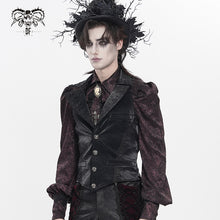 Load image into Gallery viewer, WT10301 Gothic-Patterned Leather Short Vest