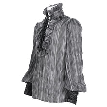 Load image into Gallery viewer, SHT11701 Punk high collar long sleeve men shirt