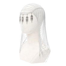Load image into Gallery viewer, AS220 Punk long and wide headdress chain tassel