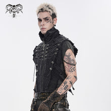 Load image into Gallery viewer, WT102 Punk Twill High-Neck Bib-Style Vest