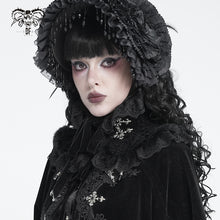 Load image into Gallery viewer, AS321 Gothic-style embossed, fleece-lined velveteen collar