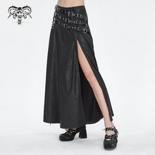Load image into Gallery viewer, SKT196 Stretchy glazed leather high waist women's skirt