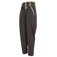 Load image into Gallery viewer, PT246 High waist turn-down men's leg-of-mutton pants