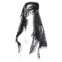 Load image into Gallery viewer, EAS023 Seven Roses Diamond mesh Veil