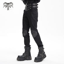 Load image into Gallery viewer, PT260 Punk brushed twill rubberized men's trousers