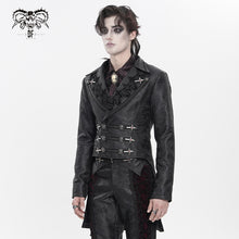 Load image into Gallery viewer, CT281 Gothic Glossy Jacquard Jacket