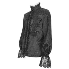 Load image into Gallery viewer, SHT111 Gothic stand collar jacquard shirt