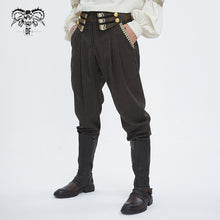 Load image into Gallery viewer, PT246 High waist turn-down men's leg-of-mutton pants