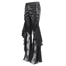 Load image into Gallery viewer, PT241 Gathered flared trousers with side seams
