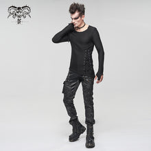 Load image into Gallery viewer, TT177 Coarse mesh asymmetric men T-shirt