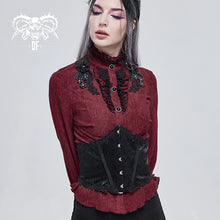 Load image into Gallery viewer, AS092 Gothic pattern leather girdle