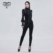 Load image into Gallery viewer, PT151 Everyday Gothic Pattern Leather Pants