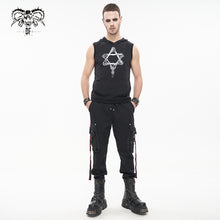 Load image into Gallery viewer, PT176 contrast color punk men trousers