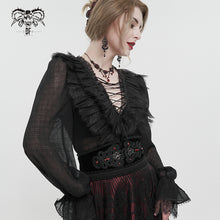 Load image into Gallery viewer, AS127 gothic big Chinese frog button girdle