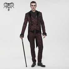 Load image into Gallery viewer, CT19102 red fake two-piece gothic tuxedo